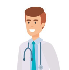Doctor Profile - Candidate for Locum Tenens Jobs - xLocums - xLocums Smiling doctor in a white lab coat with a stethoscope, representing a candidate for locum tenens jobs.